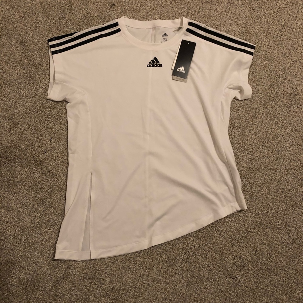 White Addidas Active Top